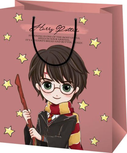 Harry Potter ajándéktáska 23x18x10cm, közepes, Harry Potter