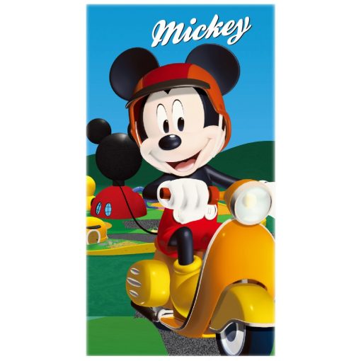 Mickey egér törölköző 70x140 cm, Mickey egér robogón