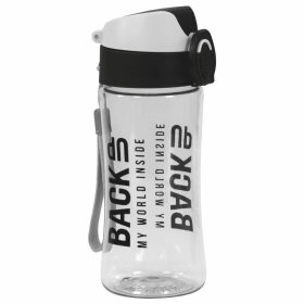 Szürke kulacs, 400 ml, Back Up 2025, A56