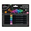 Filctoll készlet 5 db-os, metál, Kidea (MMA5KA)