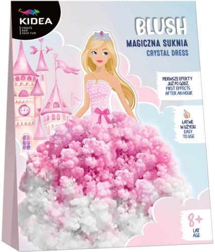 Varázslatos hercegnő ruha, Blush Magic Crystal Dress, Kidea, rózsaszín-fehér