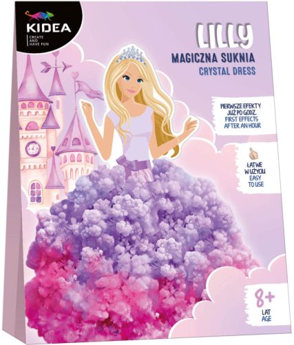 Varázslatos hercegnő ruha, Lilly Magic Crystal Dress, Kidea, lila-rózsaszín
