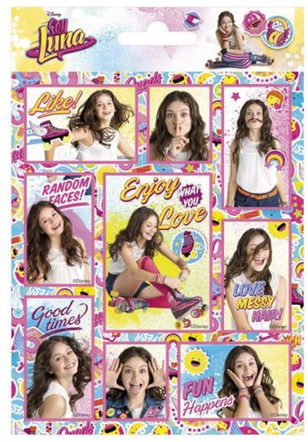 Soy Luna matrica 11x16cm, 2 ív/csomag, többféle