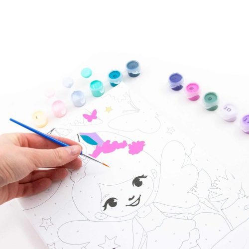 Festés számok szerint gyerekeknek, tündéres, Kidea