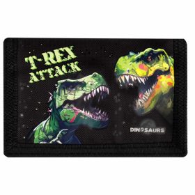 Dinoszaurusz pénztárca, 12x8cm, DN20, T-Rex Attack