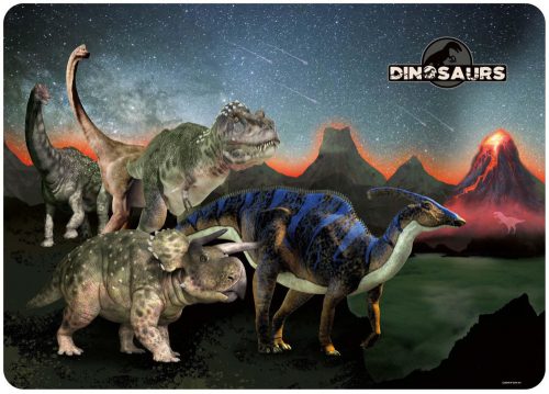 Dinoszaurusz asztali alátét, 30x40cm, DN17