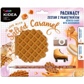   Illatos napló radírral és ceruzával, Salted Caramel, Kidea