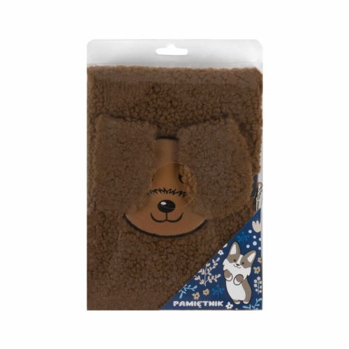 Kutyás napló kulccsal, plüss, 15x22cm, Kidea