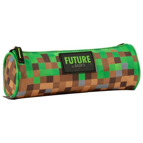 Minecraft mintás tolltartó, beledobálós, hengeres, DF29, Game