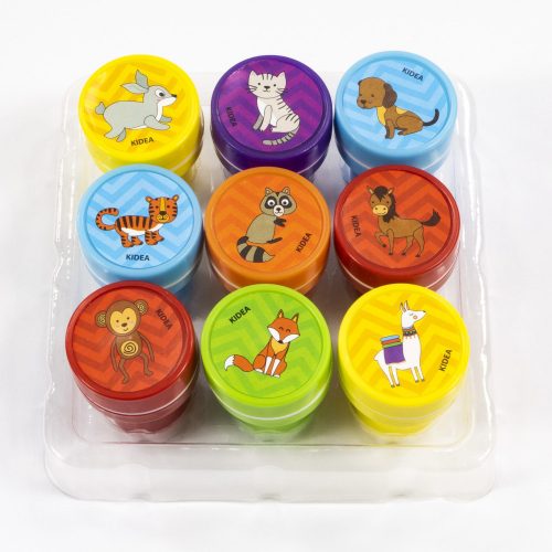 Nyomda szett, 9 db-os, állatos, kutyás, Kidea