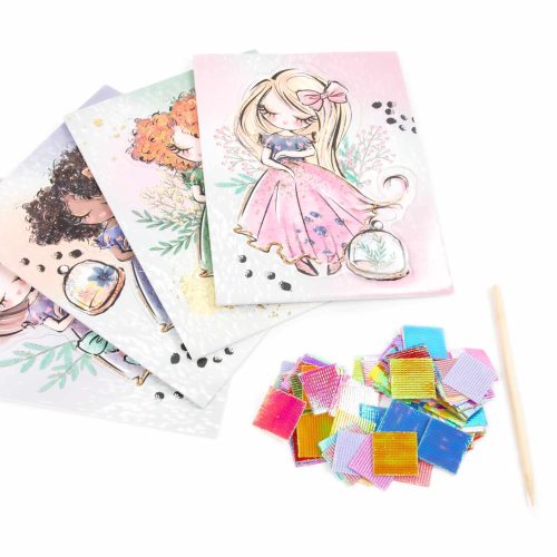 Kreatív képkészítő stylist szett, Princess, Kidea