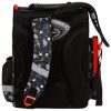 Dinoszaurusz ergonomikus iskolatáska 37x27x16cm, DN17, fekete-piros