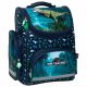 Dinoszaurusz ergonomikus iskolatáska 37x27x16cm, DN19, kék-zöld