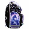 Unikornis ergonomikus iskolatáska 37x27x16cm, JR15, lila-fekete