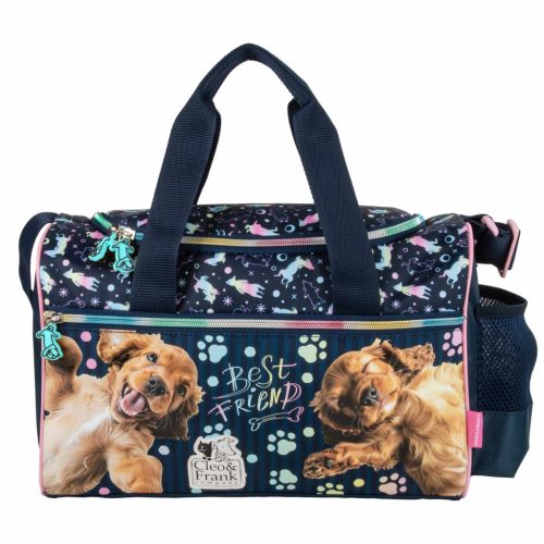 Cleo and Frank sporttáska, 35x21x15cm, CF44, kutyás, spániel