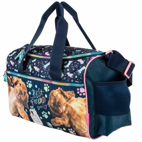 Cleo and Frank sporttáska, 35x21x15cm, CF44, kutyás, spániel