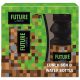 Minecraft mintás uzsonnás szett (kulacs és uzsonnás doboz) DF24
