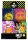 Emoji napló gumis pánttal, 13x10cm, 4 féle minta