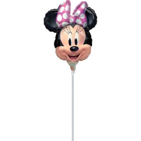 Minnie egér Smile felfújt mini fólia lufi 22 cm