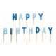 Happy Birthday Blue tortagyertya, gyertya szett 13 db-os
