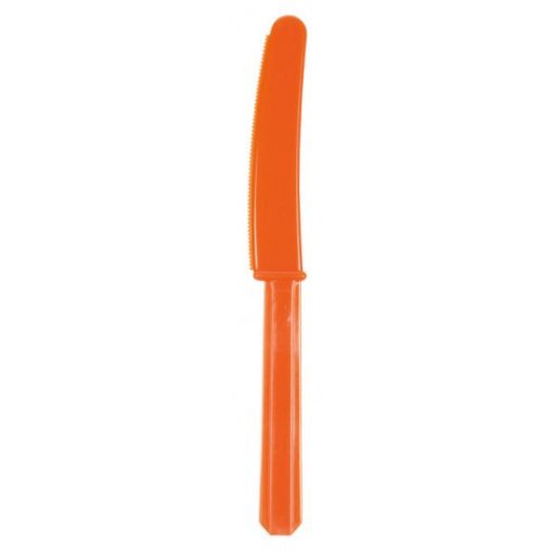 Műanyag evőeszköz, kés, 10 db-os Orange Peel