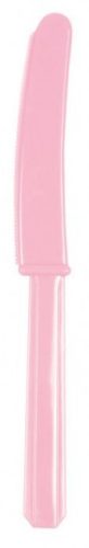 Műanyag evőeszköz, kés, 10 db-os Pretty Pink