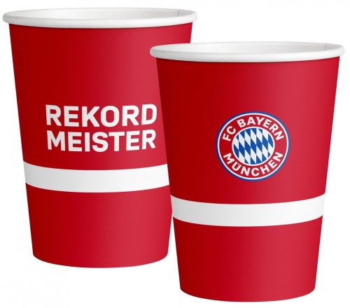 FC Bayern München Papír pohár 6 db-os 500 ml