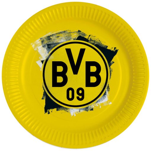 Borussia Dortmund papírtányér 8 db-os 23 cm