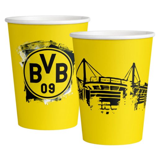 Borussia Dortmund papír pohár 8 db-os 250 ml