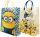 Minions ajándéktáska 40x27 cm, műanyag, 2 féle