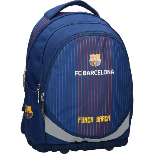 FC Barcelona ergonomikus hátizsák, iskolatáska 45x31x17cm, csíkos