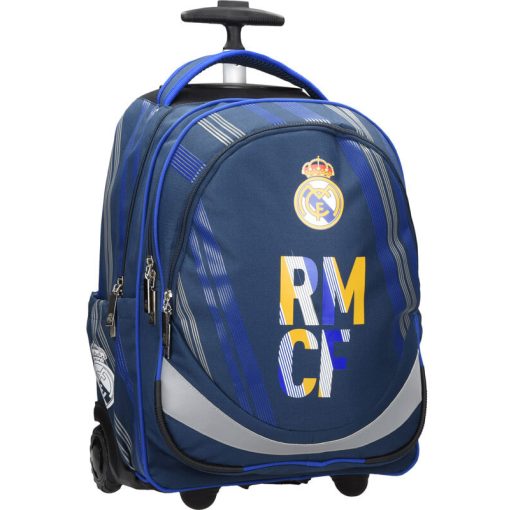 Real Madrid gurulós hátizsák, iskolatáska 48x32x21cm, RMCF