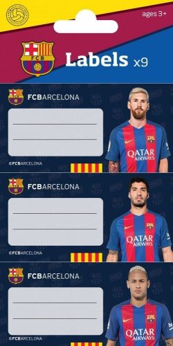 FC Barcelona füzetcímke, 9 db-os