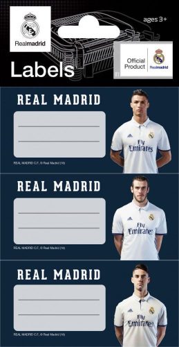 Real Madrid füzetcímke 9 db-os