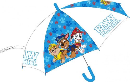 Mancs őrjárat átlátszó félautomata esernyő 74 cm