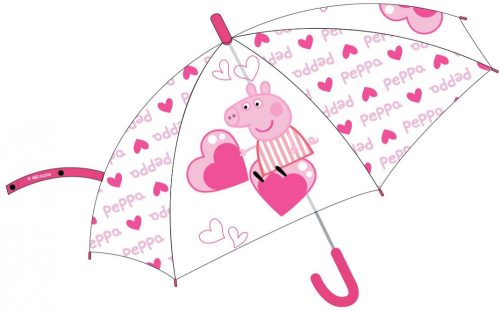 Peppa malac félautomata átlátszó esernyő 68 cm