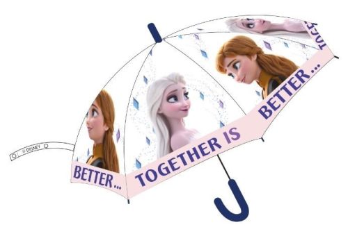 Jégvarázs átlátszó félautomata esernyő 74 cm