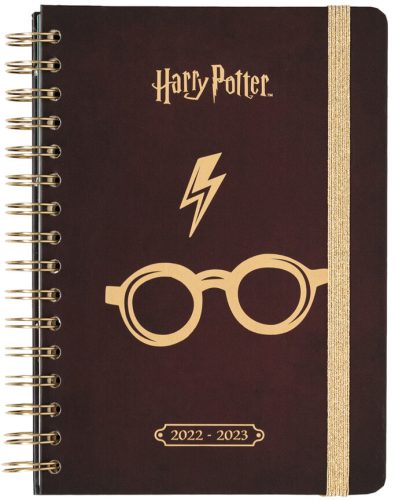 Harry Potter diák tervező, A/5, heti, 2022.aug.-2023.júl., Glasses