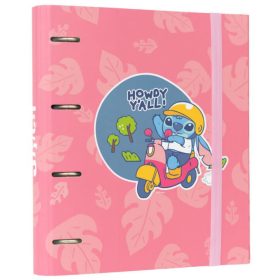 Stitch gyűrűskönyv A/4, 4 gyűrűs