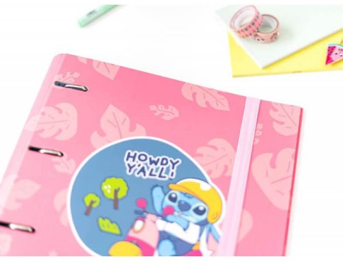 Stitch gyűrűskönyv A/4, 4 gyűrűs