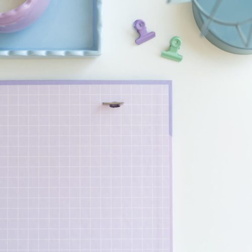 Pusheen cicás gyűrűskönyv A/4, 4 gyűrűs, Moments, lila