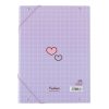 Pusheen cicás füzetbox A/4, Moments, lila