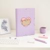 Pusheen cicás füzetbox A/4, Moments, lila