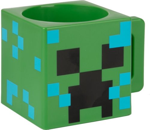 Minecraft bögre, műanyag, 290ml, Creeper