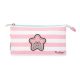 Pusheen cicás tolltartó, beledobálós, 3 rekeszes, Rose Collection