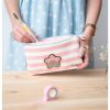 Pusheen cicás tolltartó, beledobálós, 3 rekeszes, Rose Collection