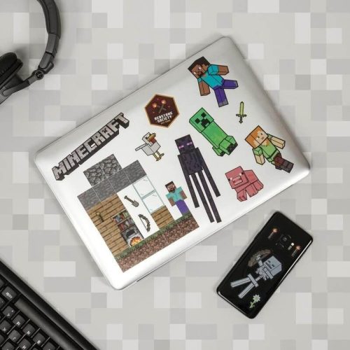 Minecraft matrica, 4 ív, okostelefonhoz, tablethez, laptophoz