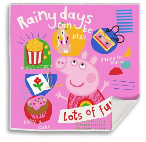 Peppa malac mágikus kéztörlő törölköző 30x30 cm
