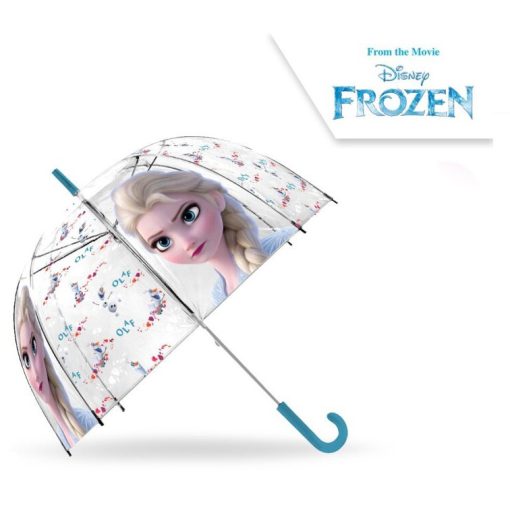 Jégvarázs átlátszó félautomata esernyő 70 cm
