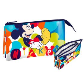 Mickey egér Colors gyerek neszeszer, tolltartó 3 rekeszes
